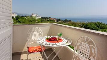 Premium-lejlighed - balkon - havudsigt | Balkon