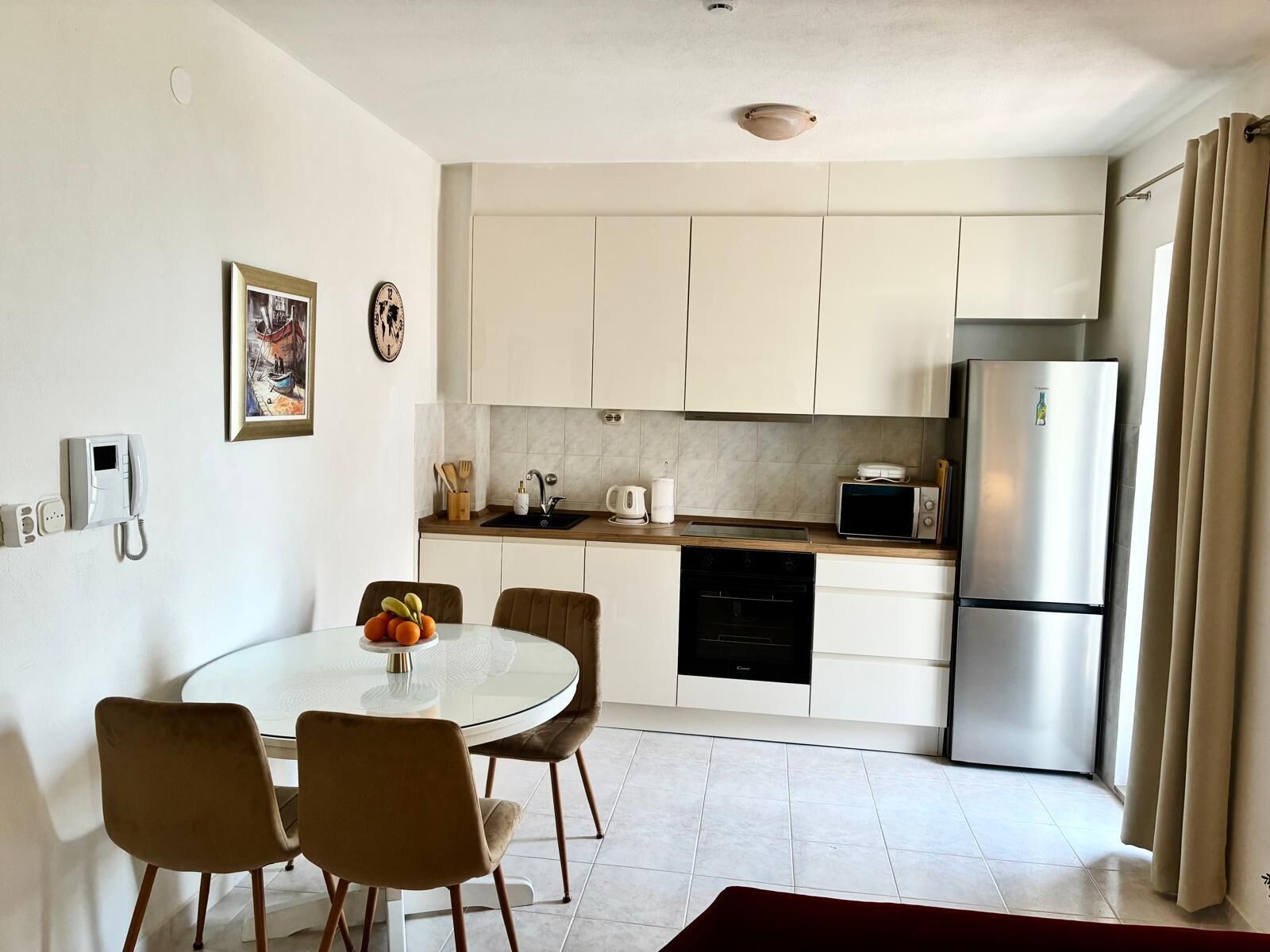 Premium-Apartment, Balkon, Meerblick | Eigene Küche