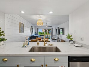 Kitchen - Open Floor Plan - Edgewater Villa #2103 | Updated Villa, Lush Views, Resort Amenities (Panama City Beach)