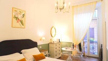 Classic Double Room, 1 King Bed, Balcony, City View | In-room safe, iron/ironing board (on request), WiFi (free)