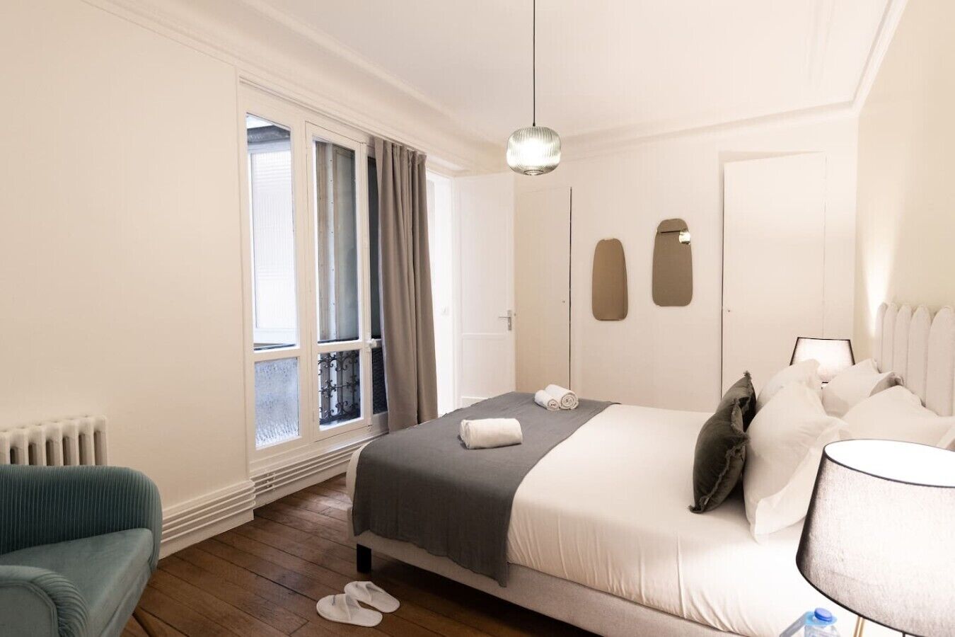 2 bedrooms, iron/ironing board, travel crib, WiFi