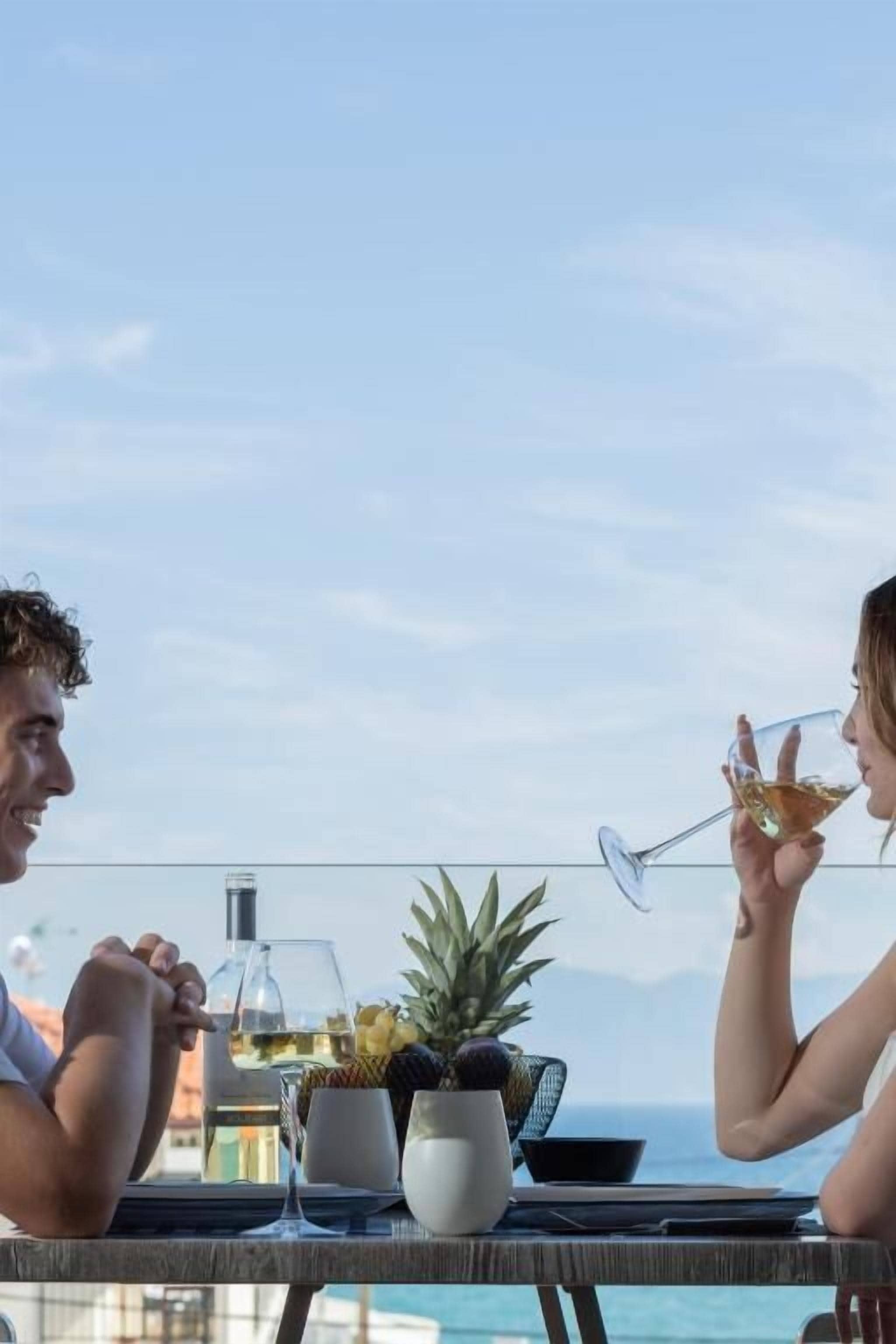Exclusive Suite, Balcony, Partial Sea View | Outdoor dining