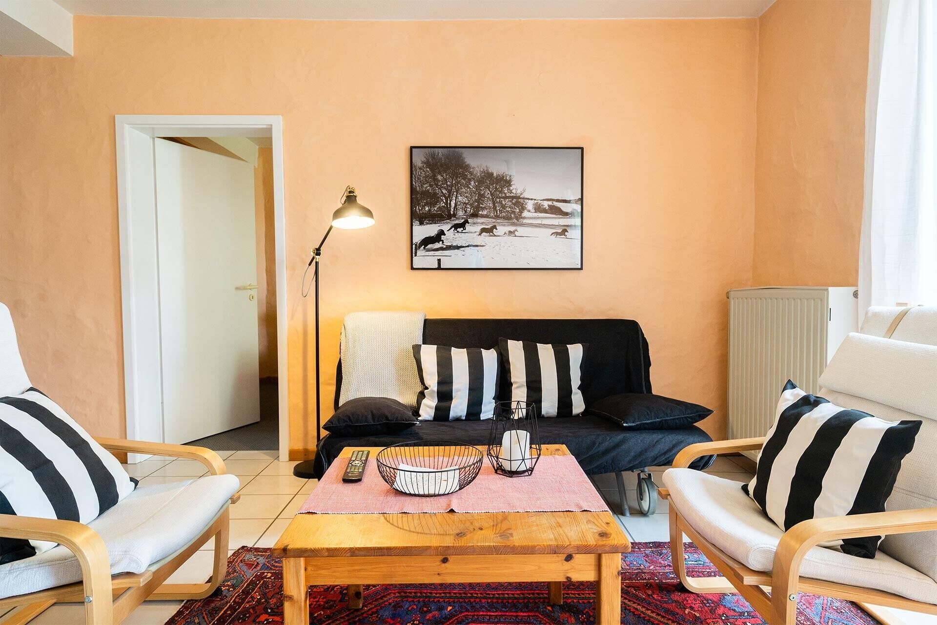 TV, fireplace, table tennis