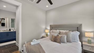 5 bedrooms, iron/ironing board, WiFi (free), bed sheets