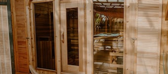 Comfortable houses with a SPA zone