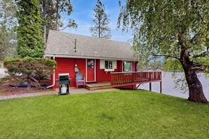 Exterior - Lakefront Log Cabin with Private Dock (Rollins)