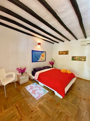 Deluxe-Doppelzimmer, zum Garten hin