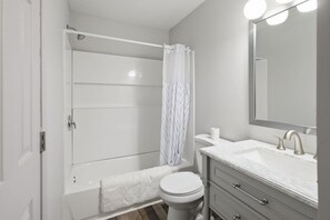 Hair dryer, towels