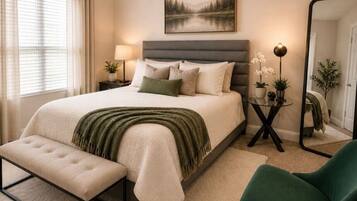 1 bedroom, desk, iron/ironing board, WiFi