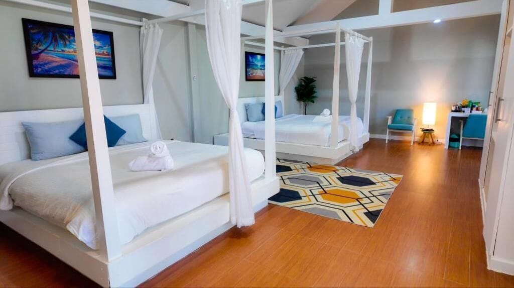 Minibar, wifi gratis y ropa de cama 