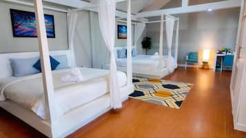 Minibar, wifi gratis y ropa de cama