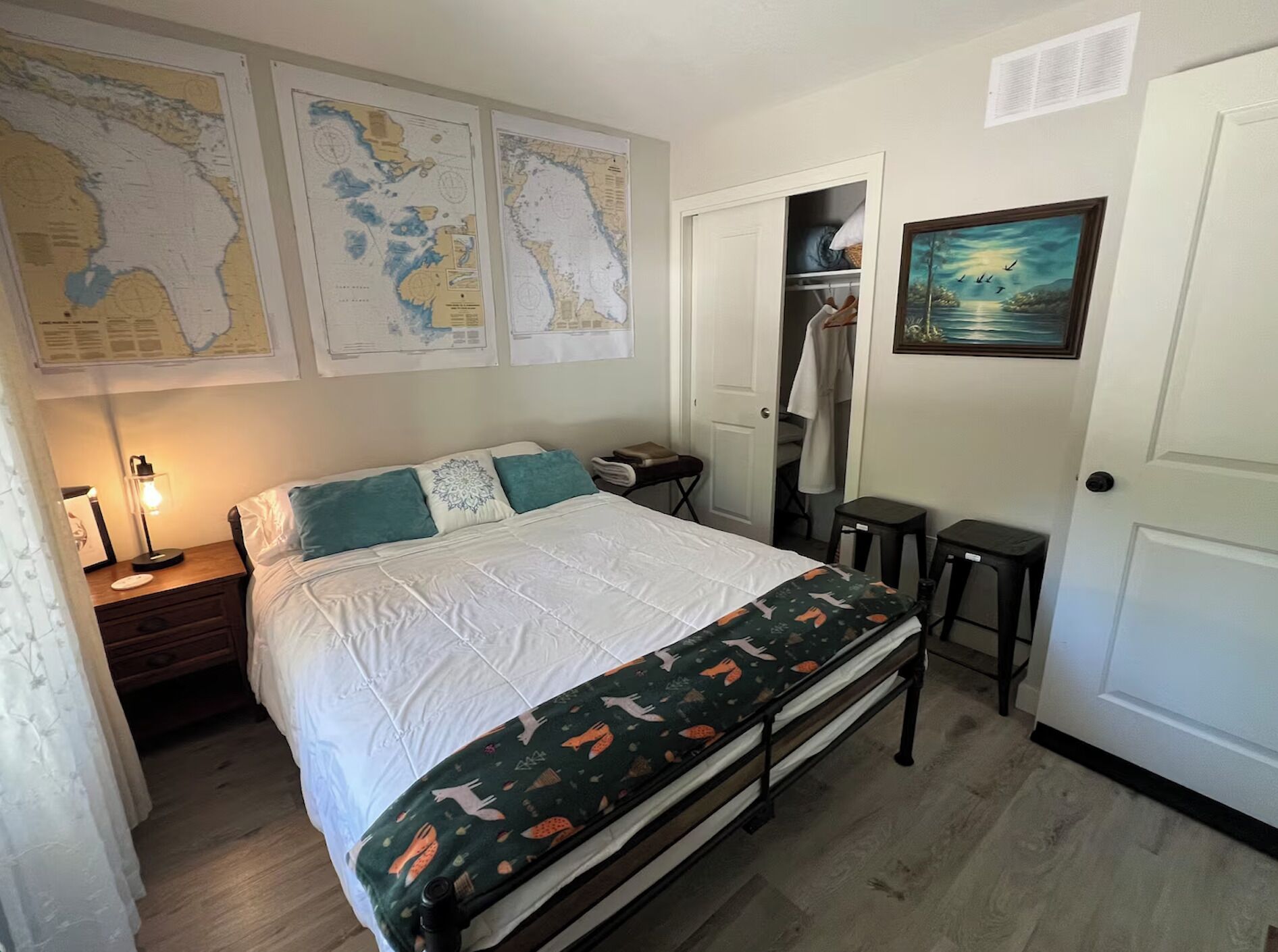 2 chambres, Wi-Fi, literie fournie