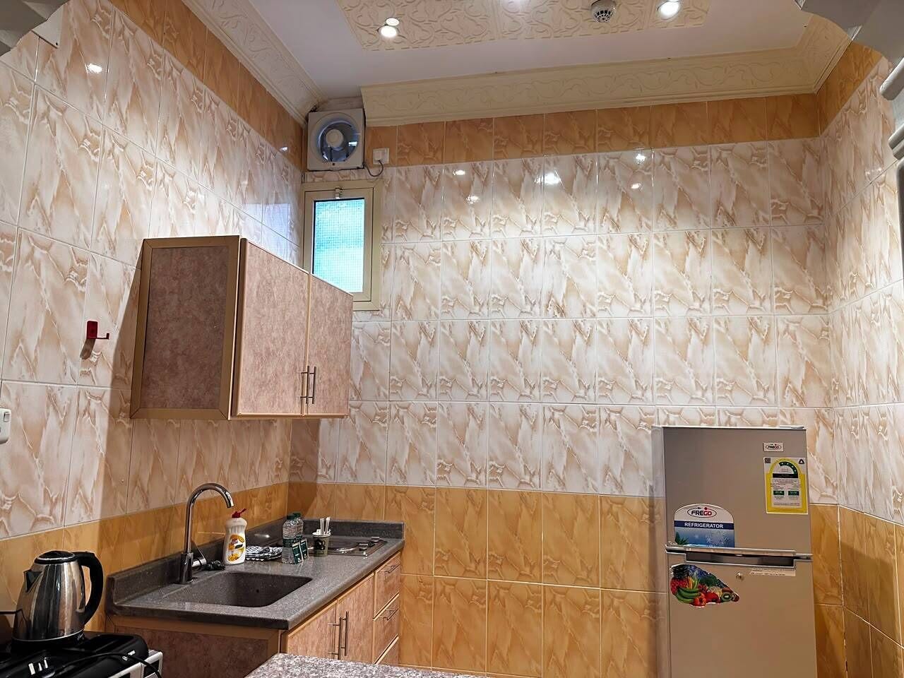 Habitación Deluxe, vista a la ciudad | Cocina privada