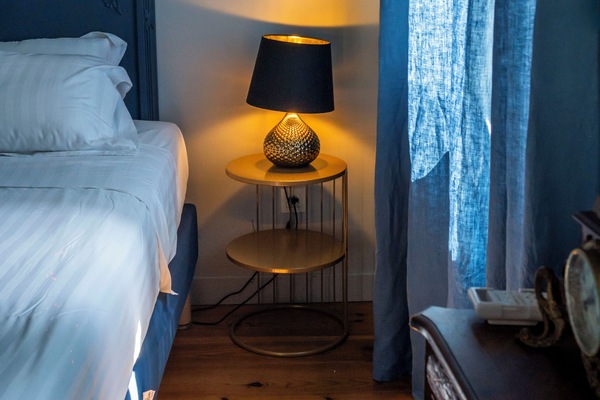 Suite Flore, street view | In-room safe, desk, laptop workspace, blackout drapes