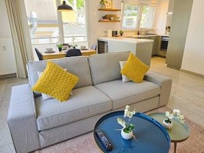 Apartment, Balcony, City View | Living area - Premium 2BR Apartment w balcony&parking (Luxembourg)