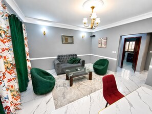 Living area - Résidence JTC (Douala)
