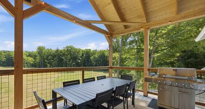 Brand New Luxury Riverfront Hotel — 11 Acres, 700' River Frontage, Sleeps 18