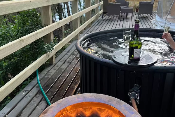Bain à remous extérieur