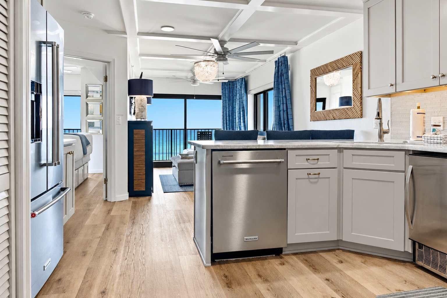 Convenient Open-Concept Kitchen