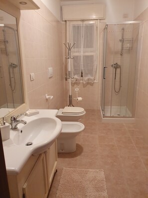 Hårtørrer, bidet, håndklæder, Sæbe