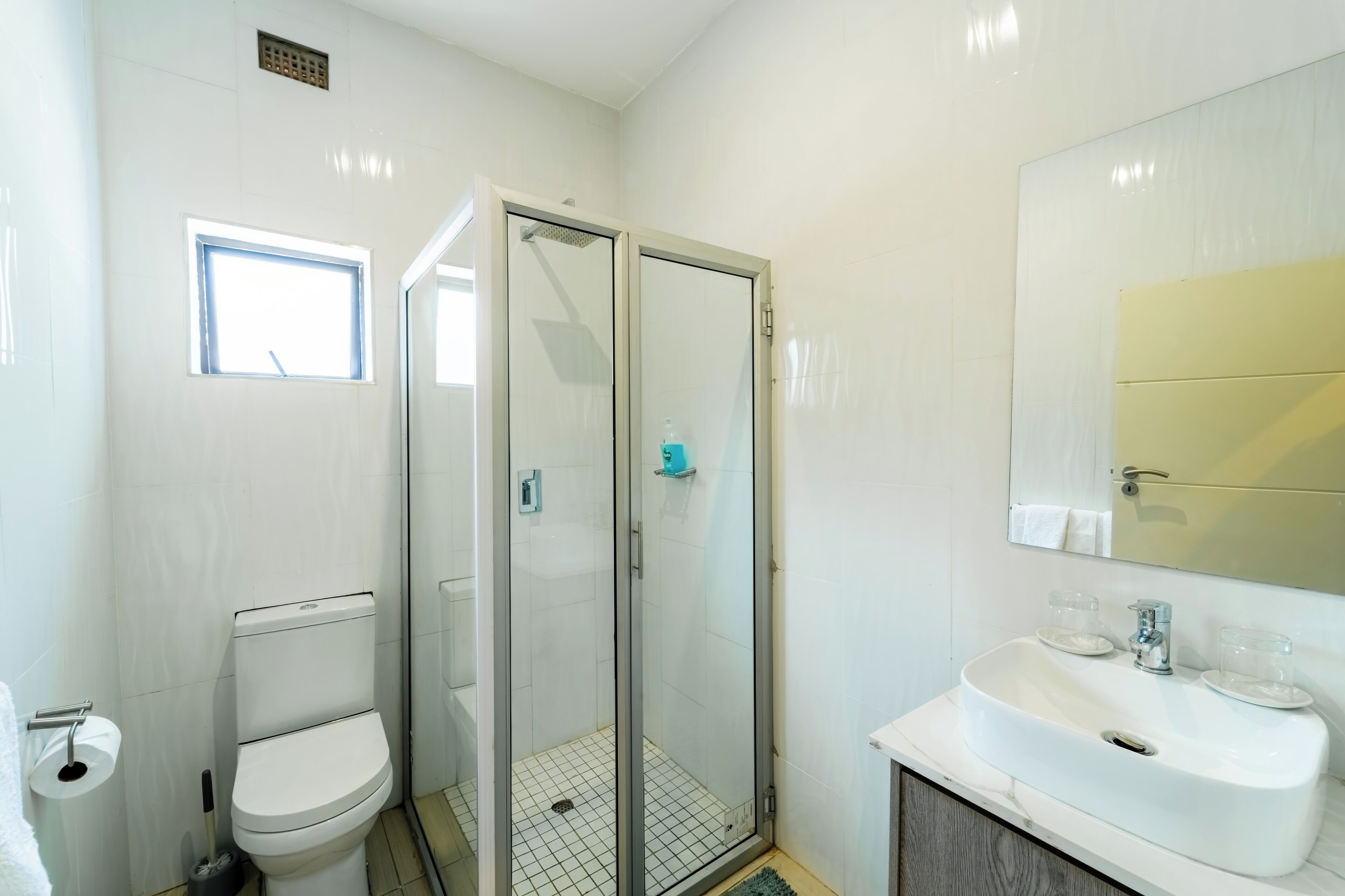 Kamar Double, patio, pemandangan kebun | Kamar mandi