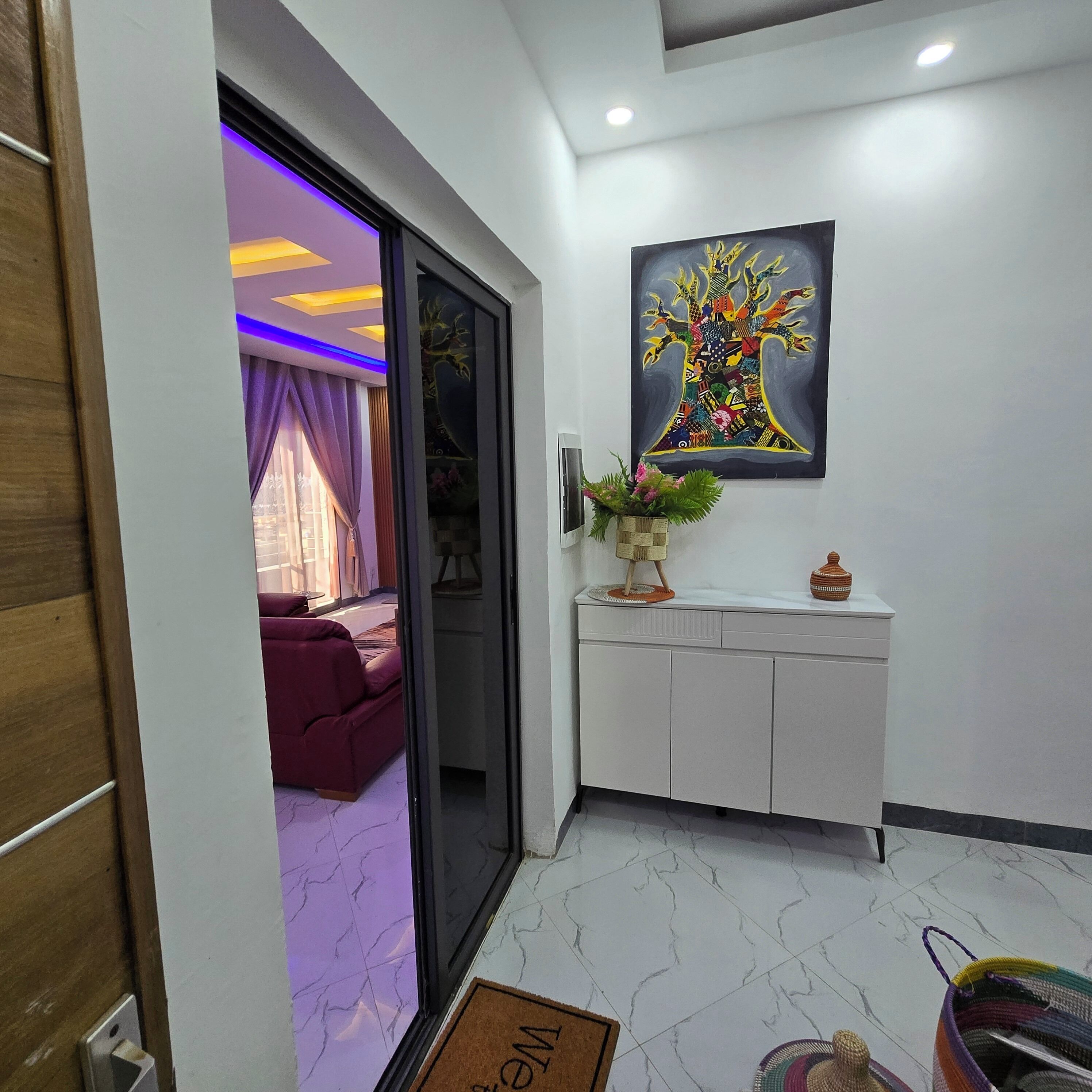 Penthouse Deluxe, balcon, vue plage | Intérieur
