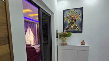 Penthouse Deluxe, balcon, vue plage | Intérieur