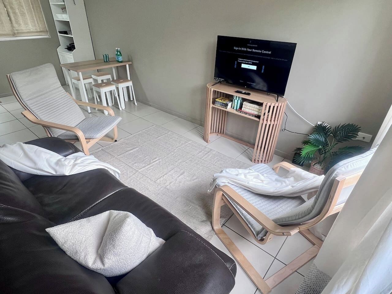 TV, table football, books