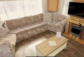 Fernseher, Kamin