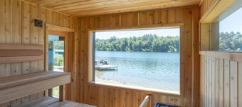 Star Lake Cottage with Sauna & optional Pontoon