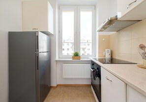 Private kitchen - Parkland Harmony Apartment (Warszawa)