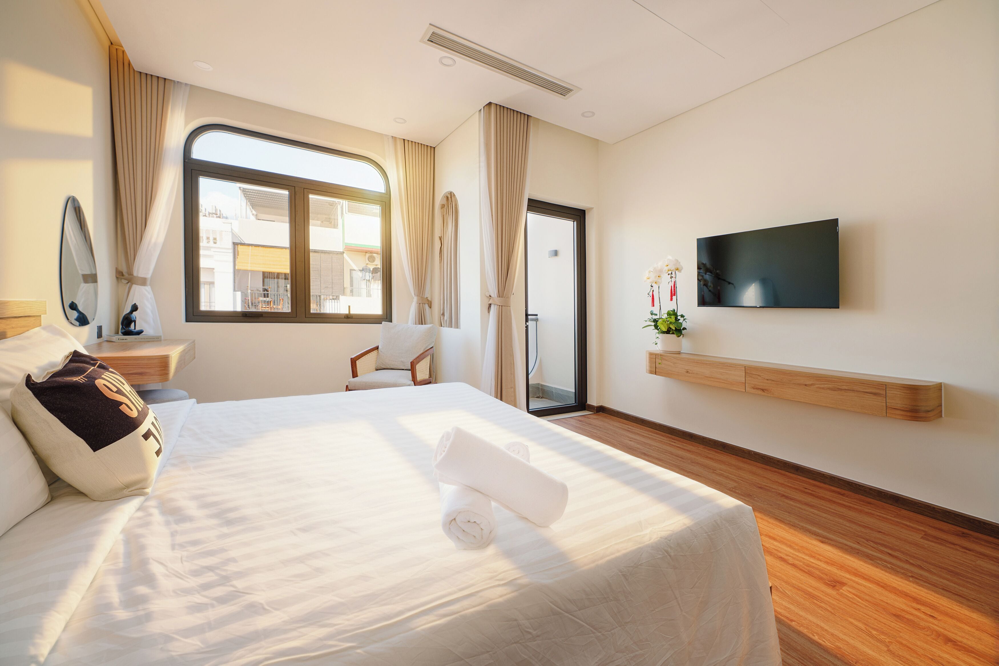Studio Deluxe, balcon, vue ville