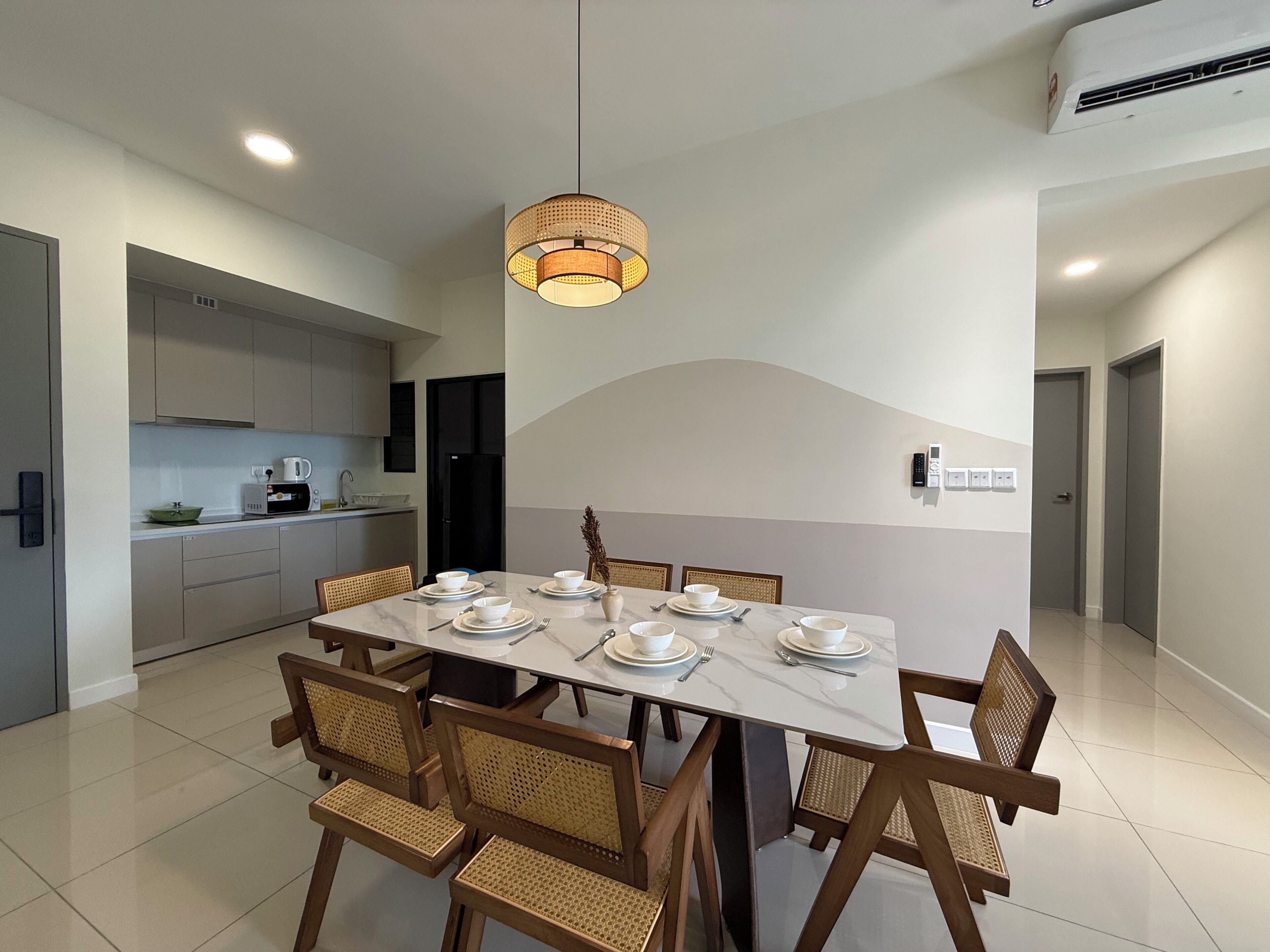 Apartamento, 3 quartos, para não fumantes | Opções para refeição