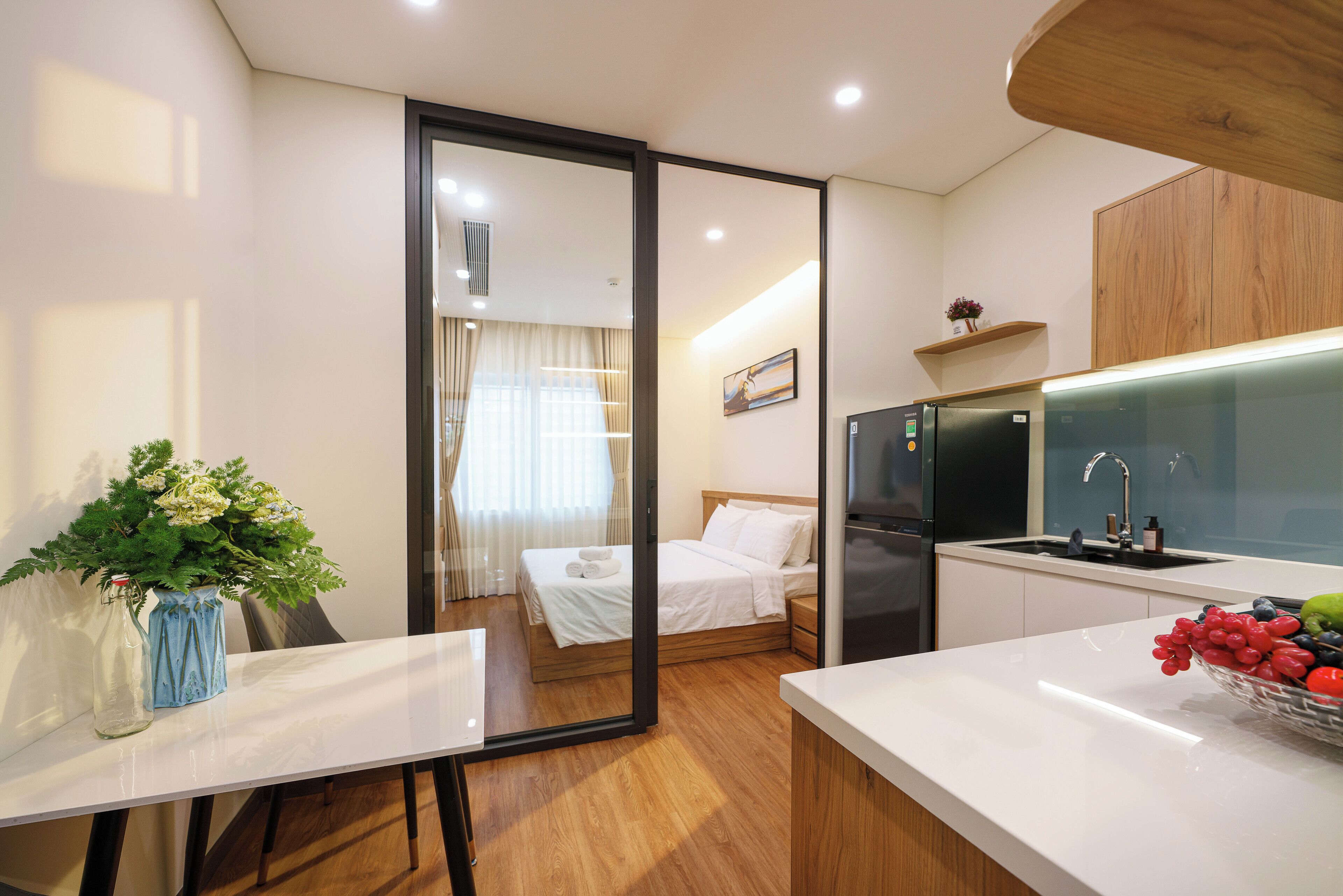 Superior Studio | Desk, blackout curtains, iron/ironing board (on request), free WiFi