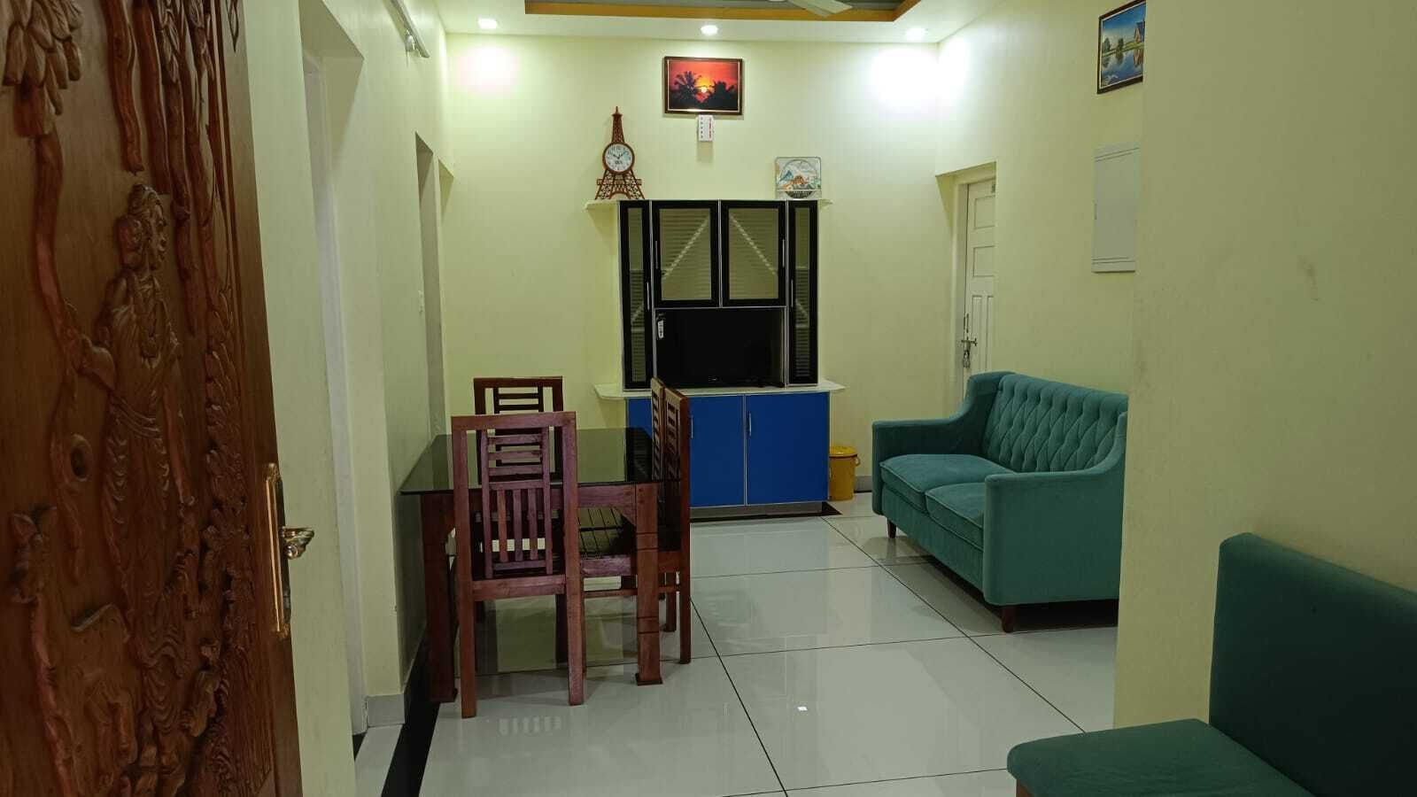 Luxury Cottage | Living area | 23-inch LED TV with cable channels