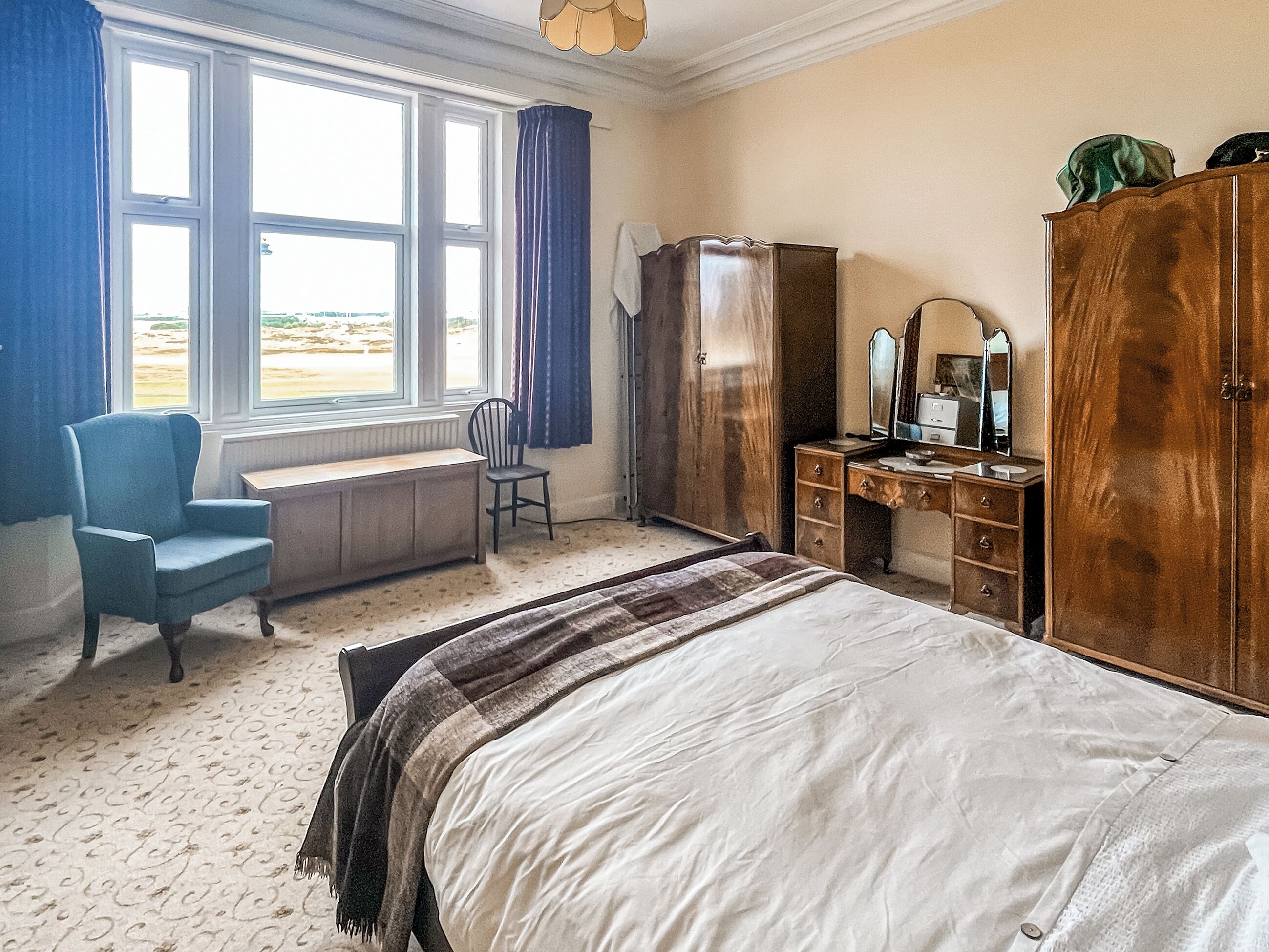 Double bedroom | Links Flat 1, Prestwick