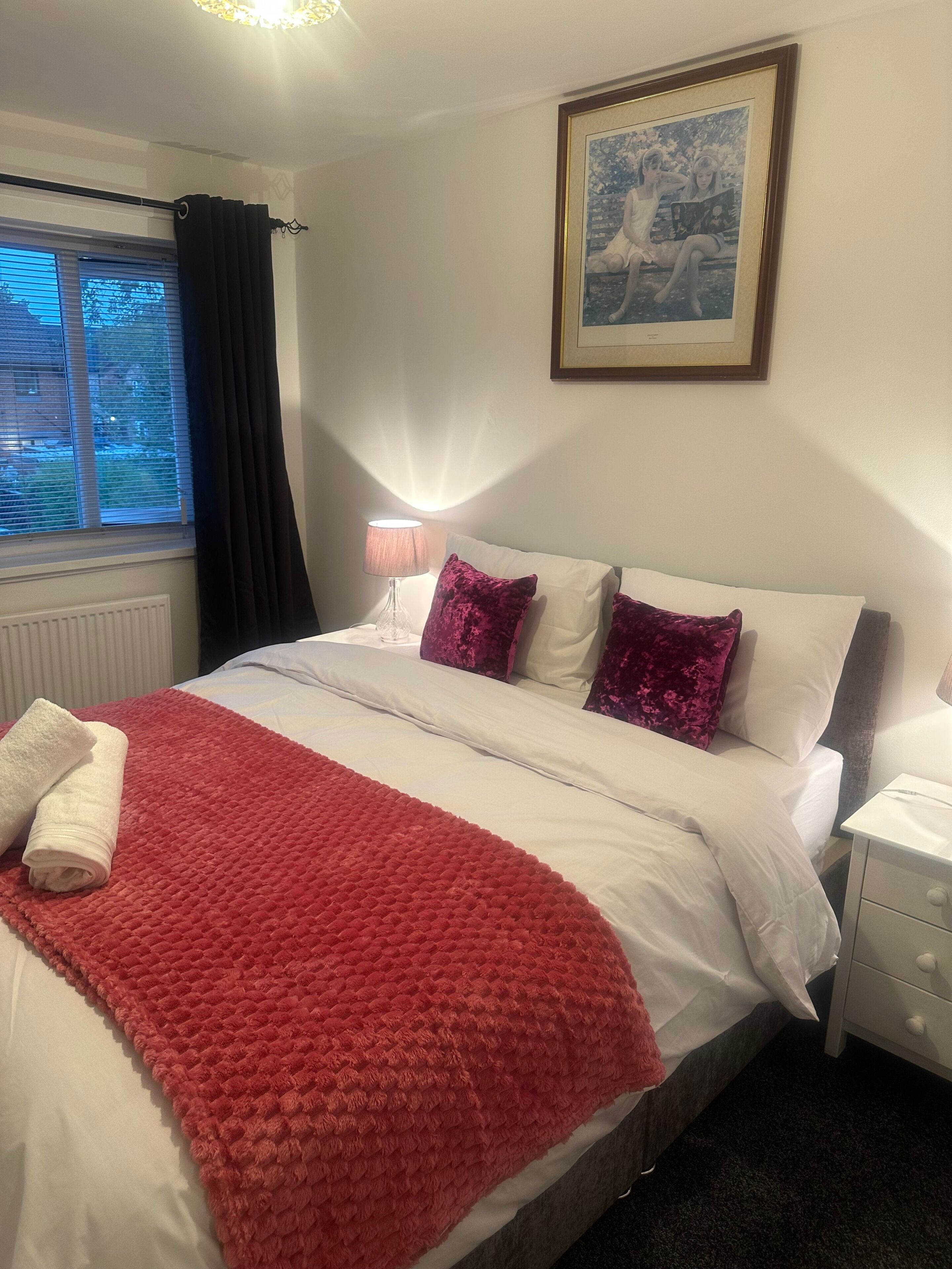 1 bedroom, iron/ironing board, Internet, bed sheets