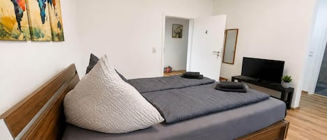 Iron/ironing board, travel crib, WiFi (free), bed sheets