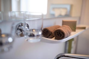 Shower, hair dryer