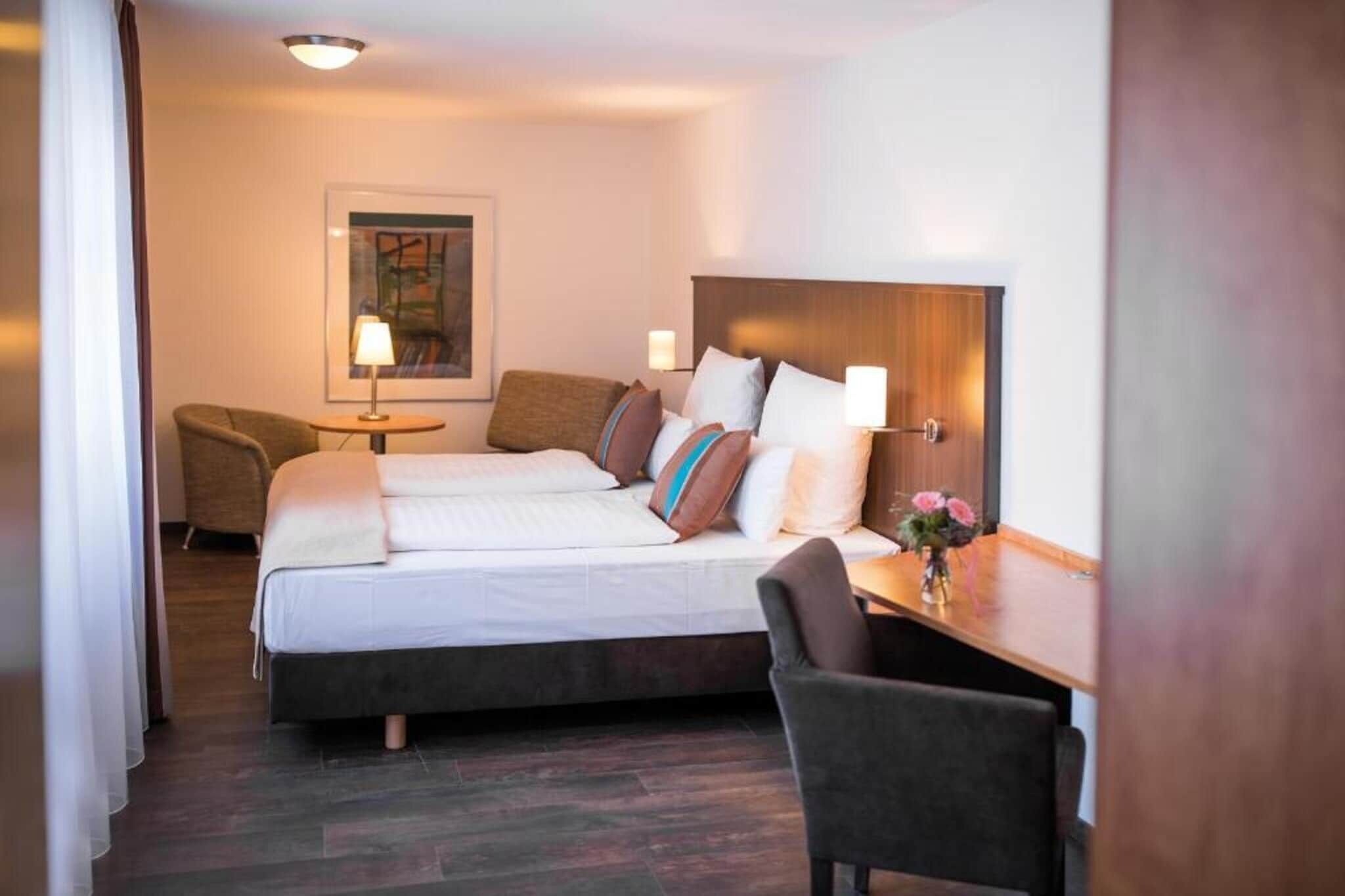 1 Schlafzimmer, Reisekinderbett, kostenloses WLAN, Bettwäsche