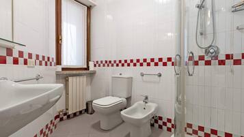 Een douche, een haardroger