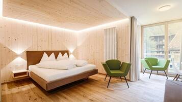 Double Room, Balcony, Mountain View | In-room safe, desk, laptop workspace, blackout drapes