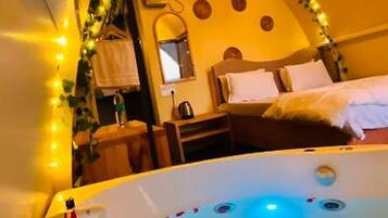 Tente Luxe, vue lac