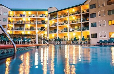 2-bedroom 2-story renovated unit at The Cove Resort, park and walk downtown!