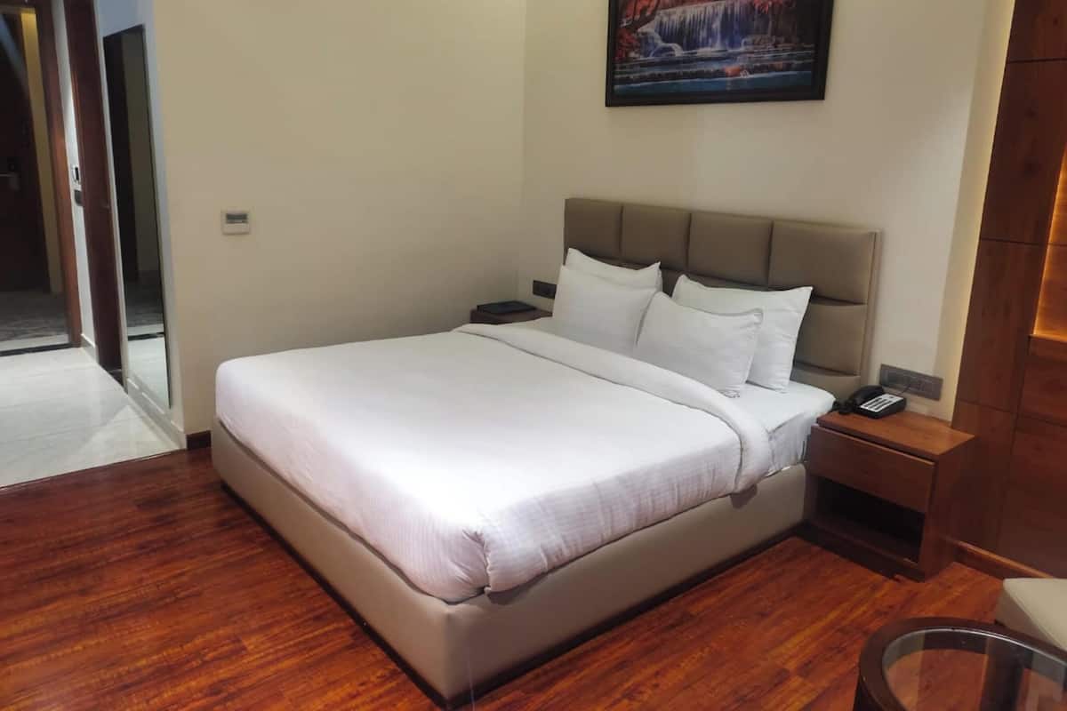 Habitación doble ejecutiva, vista a la ciudad | Escritorio y wifi gratis 