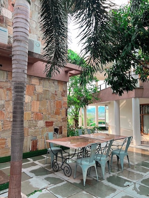 Outdoor dining - Palm Valley Resort by The Sky Imperial (Naya Khera)