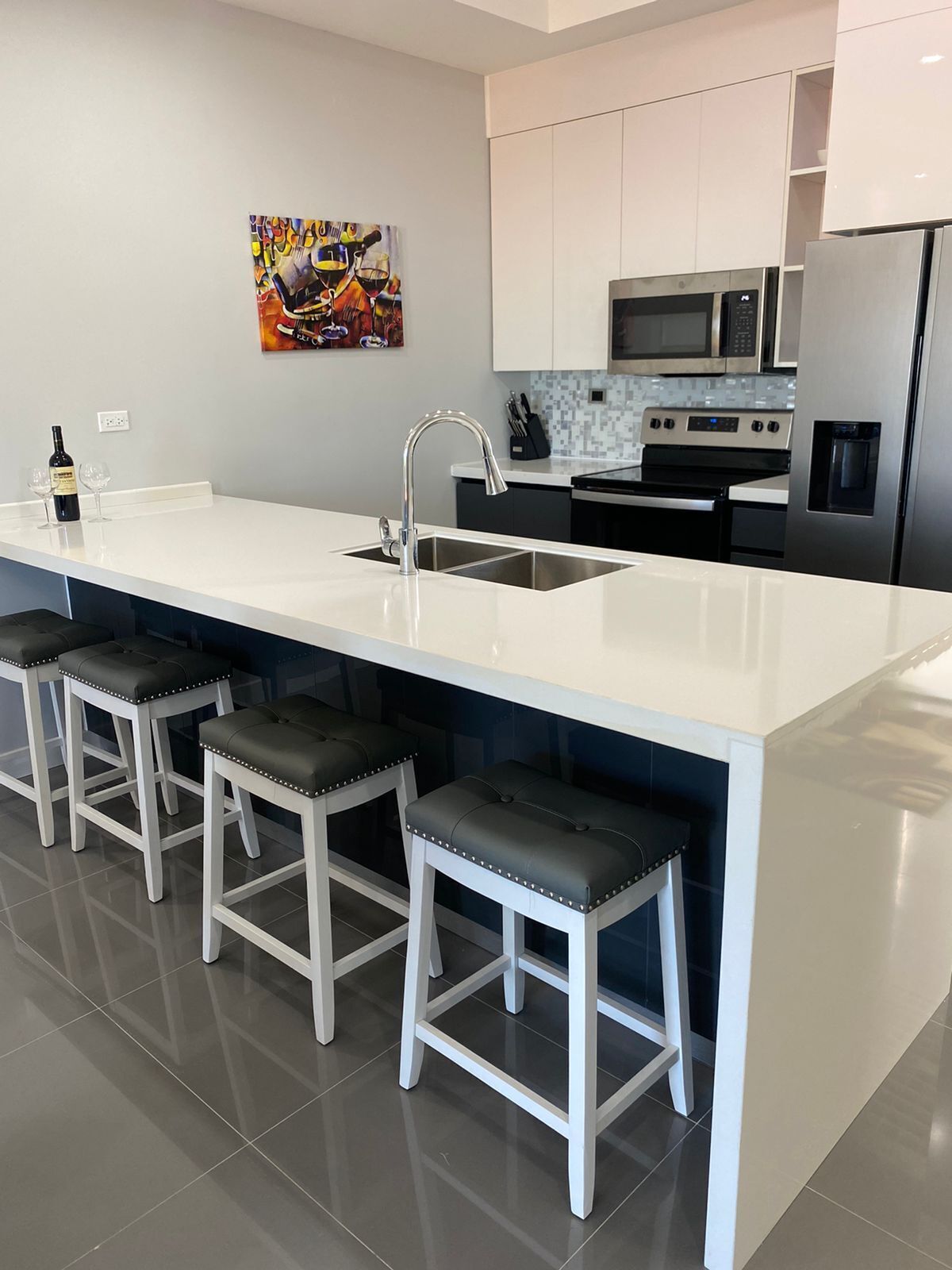 Apartment, Balcony, Sea View | Private kitchen