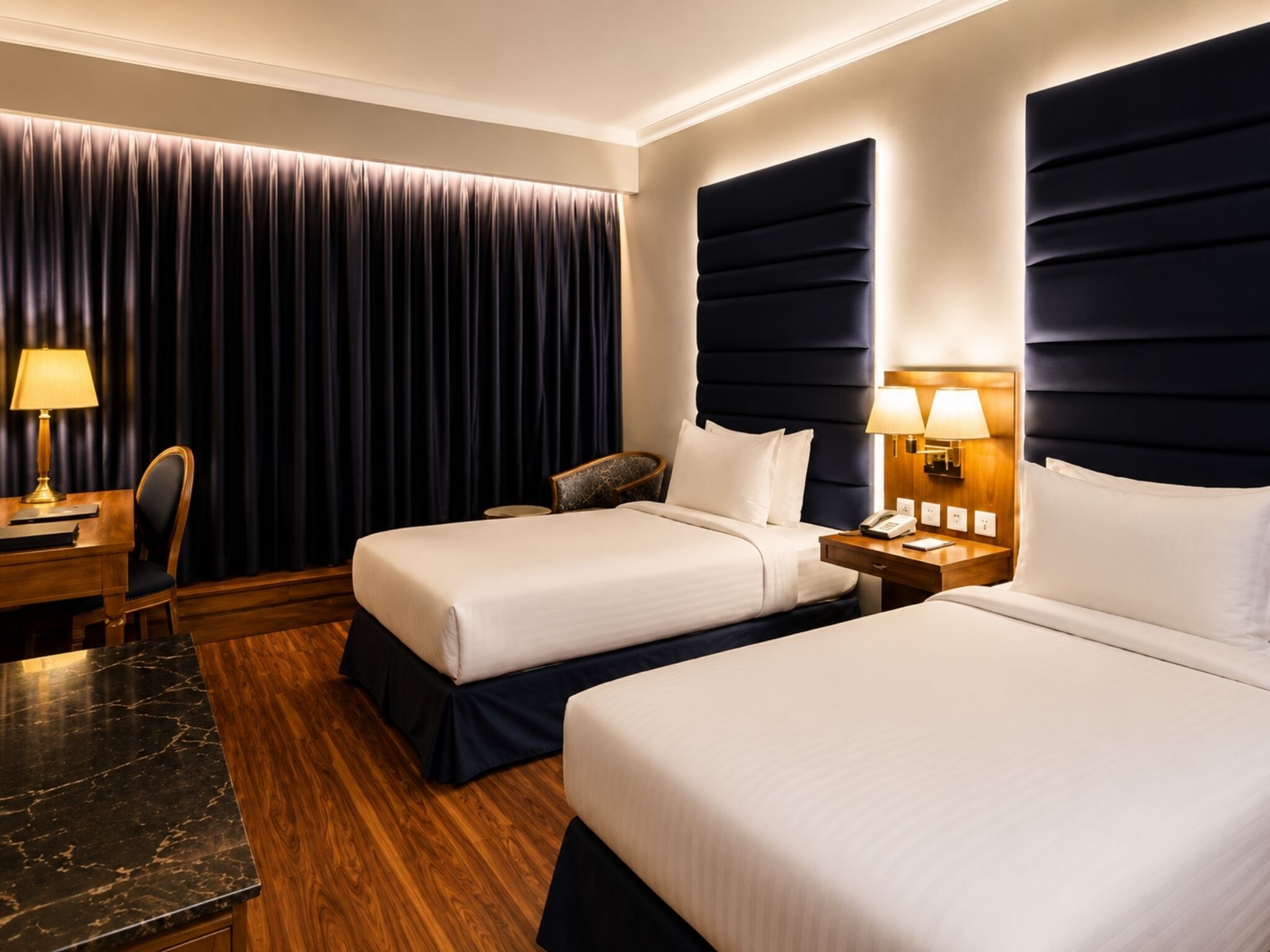 Standard Double or Twin Room | In-room safe, soundproofing, iron/ironing board, WiFi (free)