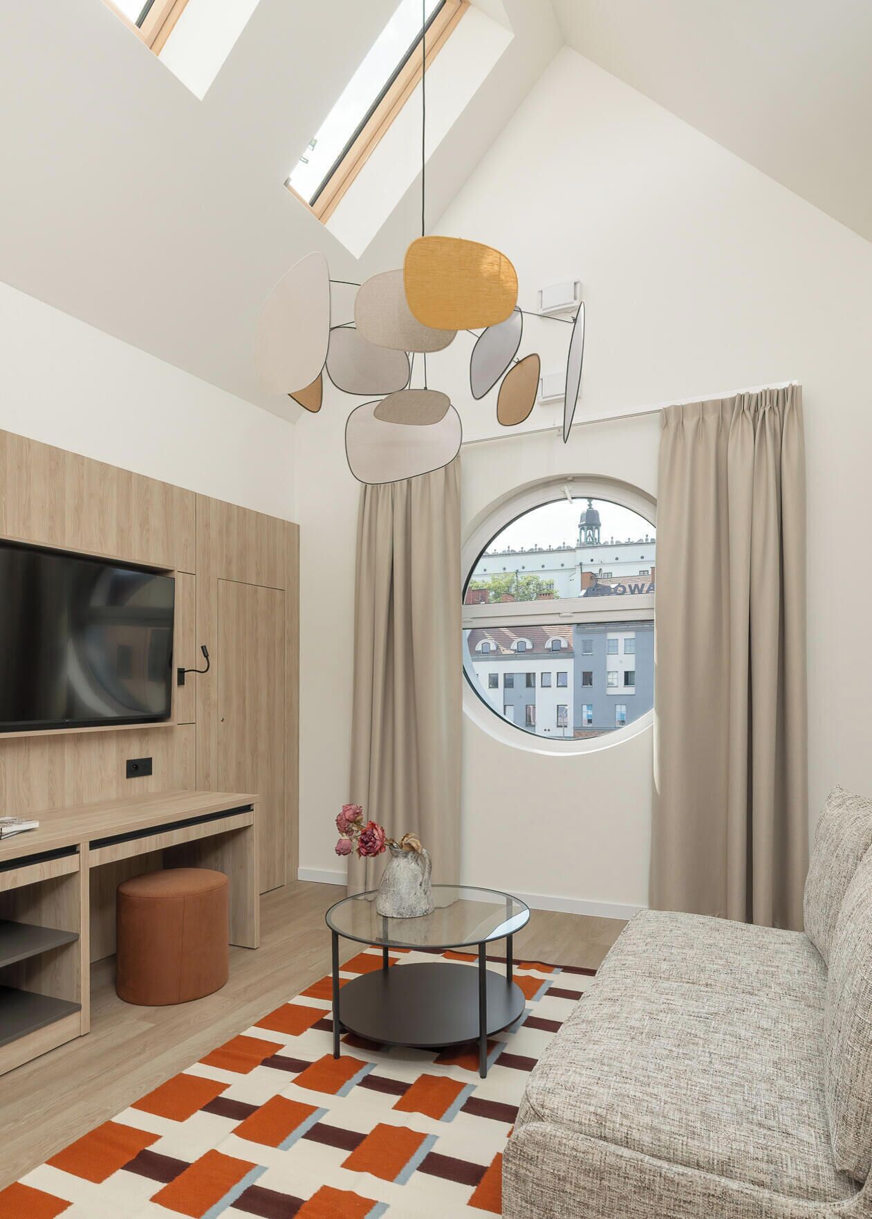 Executive Apartment, City View | In-room safe, desk, laptop workspace, blackout drapes