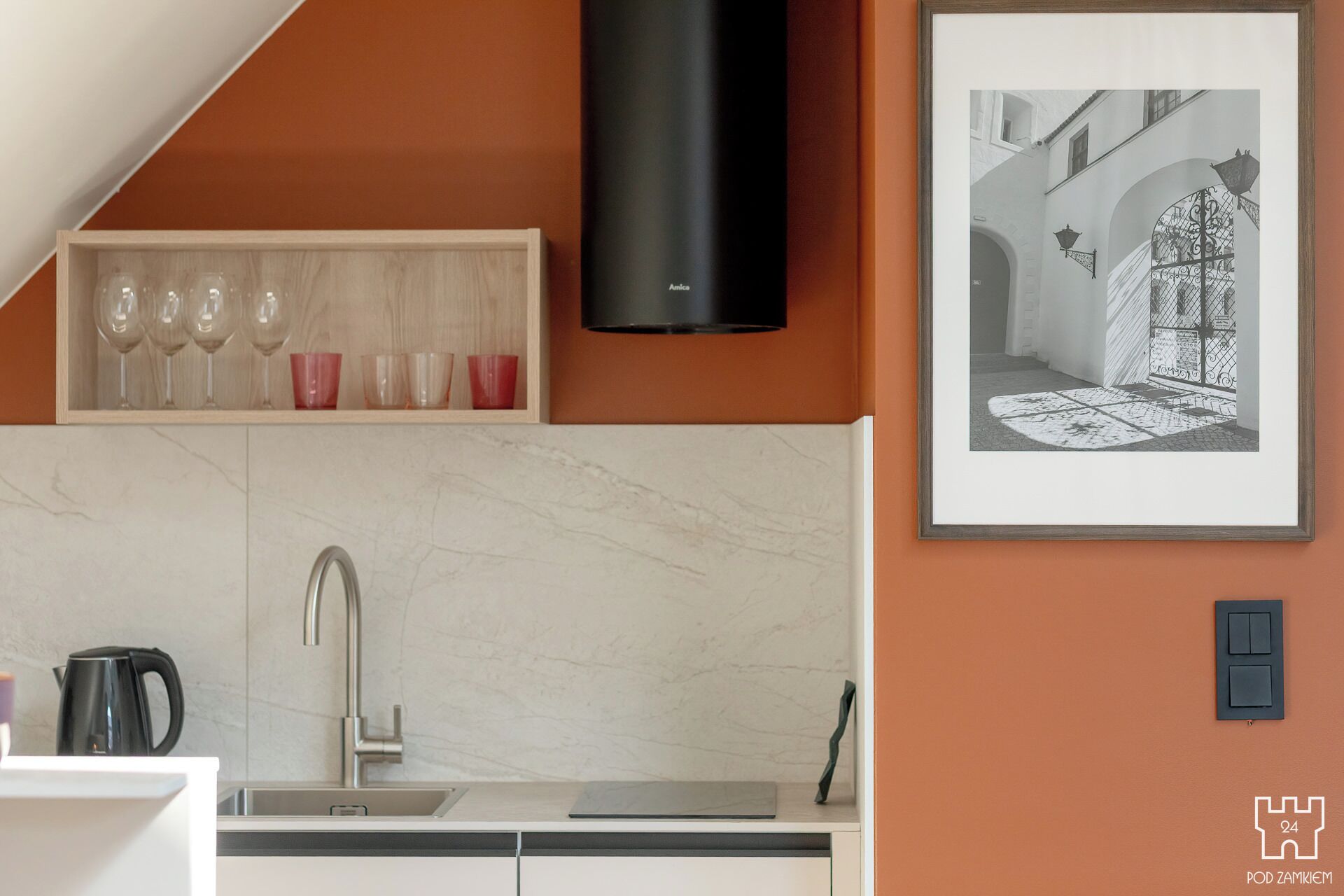 Executive Apartment, City View | Private kitchen | Espresso maker, full-size fridge, stovetop, dishwasher